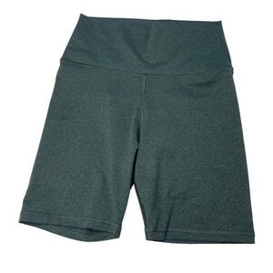 NWOT Aerie Chill Play Move ( OFFLINE ) Green high-waisted biker shorts
